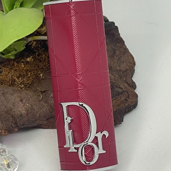 Christian Dior Addict Refillable Fashion Lipstick Case - Brick Cannage - NIB - Picture 5 of 5